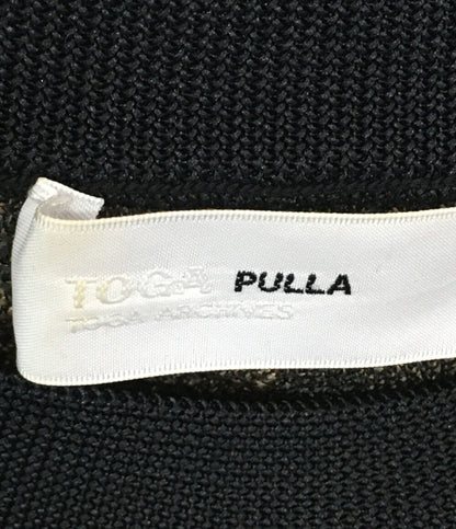 TOGA PULLA 長袖カットソー チェック クルーネック TP11-XN201 レディース SIZE 36 トーガプルラ