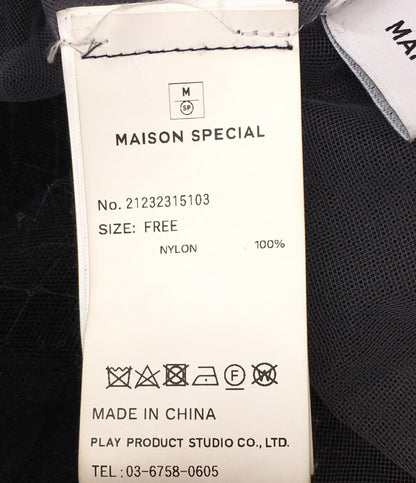メゾンスペシャル メッシュブラウス 21232315103 レディース SIZE M MAISON SPECIAL