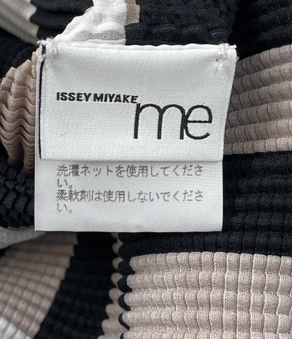 ミー イッセイミヤケ  半袖Ｔシャツ 総柄 プリーツ     MI01FK876 レディース SIZE -  me ISSEY MIYAKE