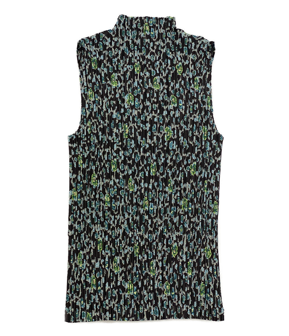 難あり ISSEY MIYAKE FETE イッセイミヤケ ノースリーブ ベスト ISSEY MIYAKE FETE イッセイミヤケフェット プリーツノースリーブ