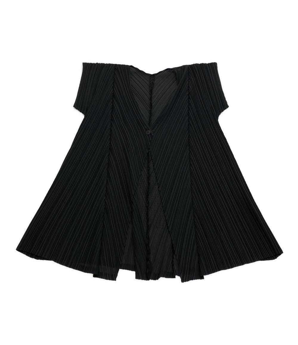 プリーツプリーズ カーディガン 羽織 チュニック丈 PP01-JA743 レディース SIZE 3 PLEATS PLEASE