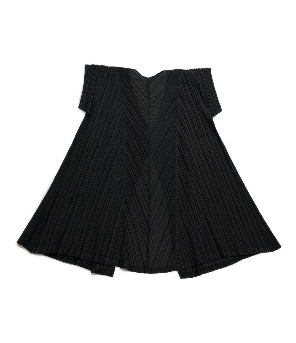 プリーツプリーズ カーディガン 羽織 チュニック丈 PP01-JA743 レディース SIZE 3 PLEATS PLEASE