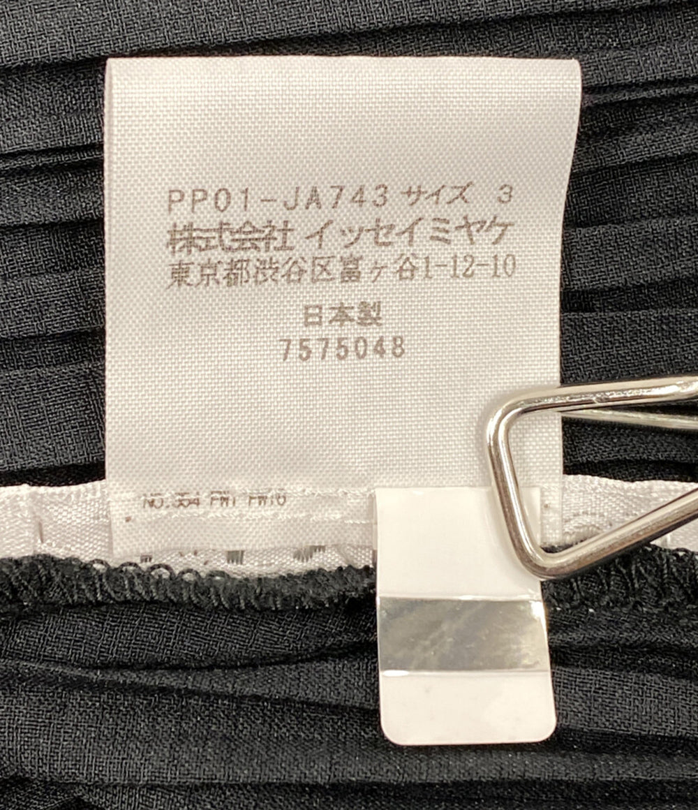 プリーツプリーズ カーディガン 羽織 チュニック丈 PP01-JA743 レディース SIZE 3 PLEATS PLEASE