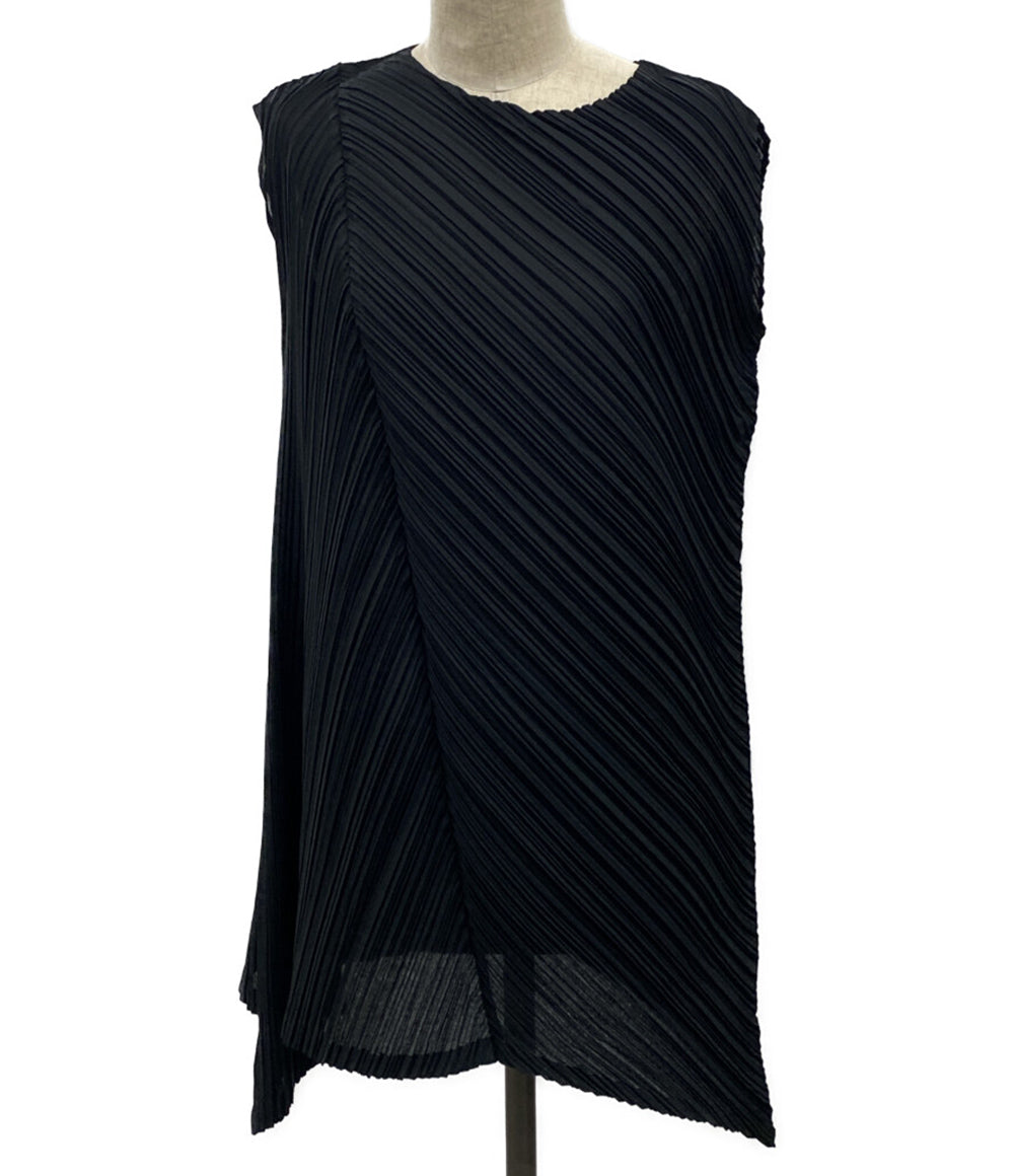 プリーツプリーズ ノースリーブ チュニック丈 PP01-JT742 レディース SIZE 3 PLEATS PLEASE