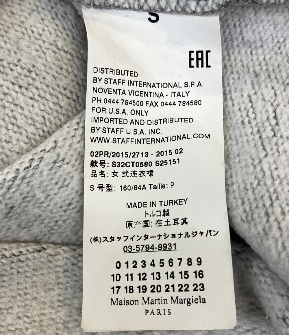 エムエムシックス カットオフスウェットワンピース リボン S32CT0680 レディース SIZE S MM6