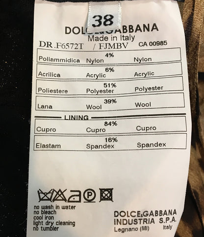 ドルチェアンドガッバーナ ノースリーブワンピース F6572T レディース SIZE 38 DOLCE & GABBANA