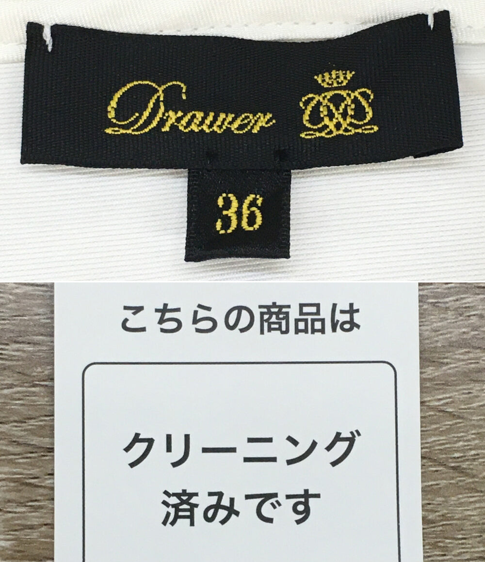 Drawer 七分袖ワンピース 6526-234-1328 レディース SIZE 36 ドゥロワー