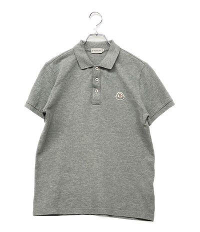 モンクレール ポロシャツ グレー ワンポイント メンズ SIZE Ｓ MONCLER