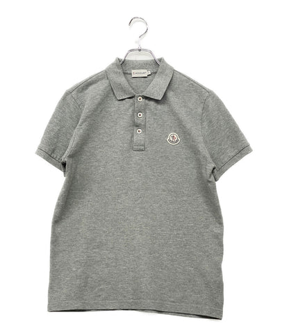 モンクレール ポロシャツ グレー ワンポイント メンズ SIZE Ｓ MONCLER
