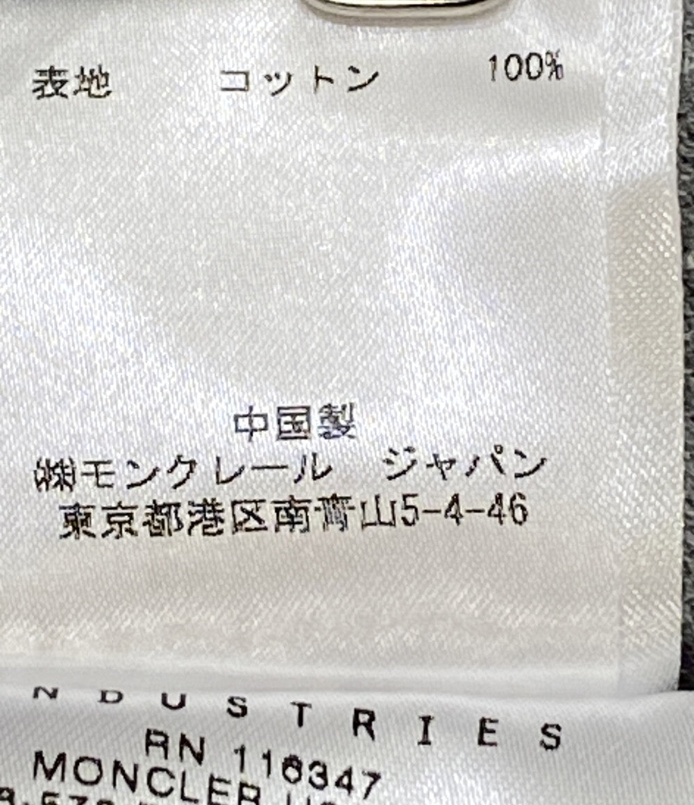 モンクレール ポロシャツ グレー ワンポイント メンズ SIZE Ｓ MONCLER
