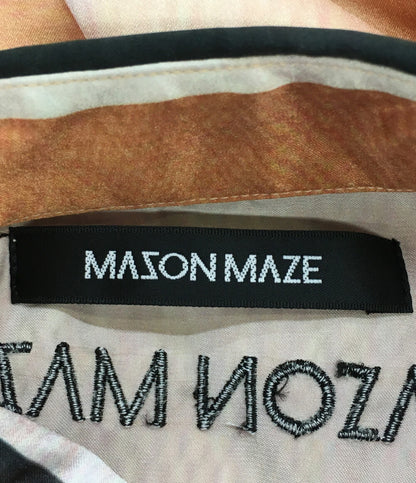 美品 メイソンメイズ 長袖シャツ メンズ SIZE L MASON MAZE