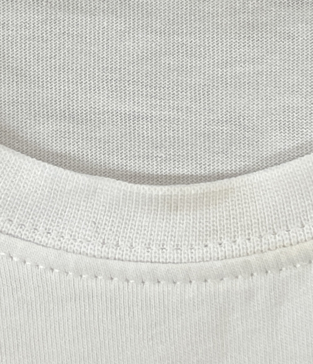 MSGM 半袖Ｔシャツ MILANO WHITE ACID YELLOW T-SHIRT メンズ SIZE S エムエスジーエム