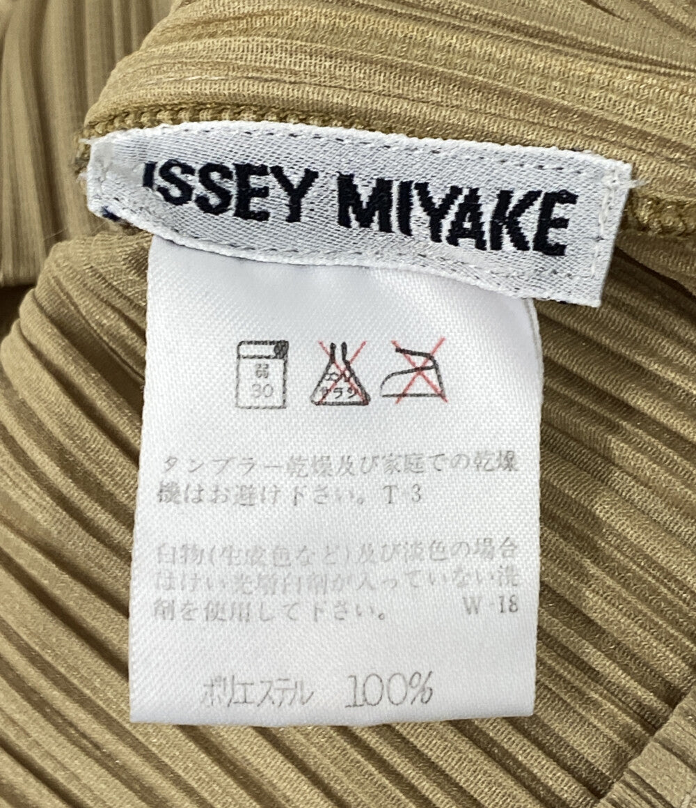 イッセイミヤケ プリーツ 長袖Ｔシャツ PP05-JK604 レディース SIZE M ISSEY MIYAKE