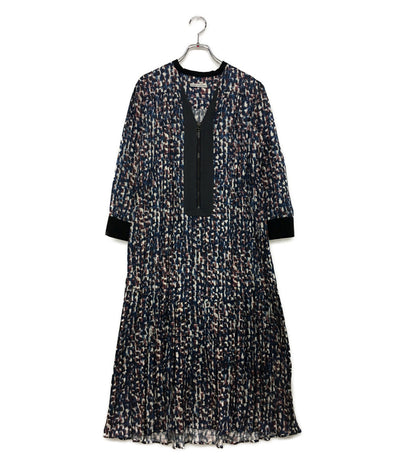 アカネウツノミヤ 七分袖ワンピース グラデーション WAM-FOP27-2003 レディース SIZE 36 AKANE UTSUNOMIYA