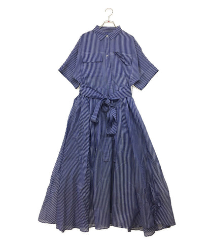 エブール 半袖ワンピース ストライプ レディース SIZE 36 Ebure