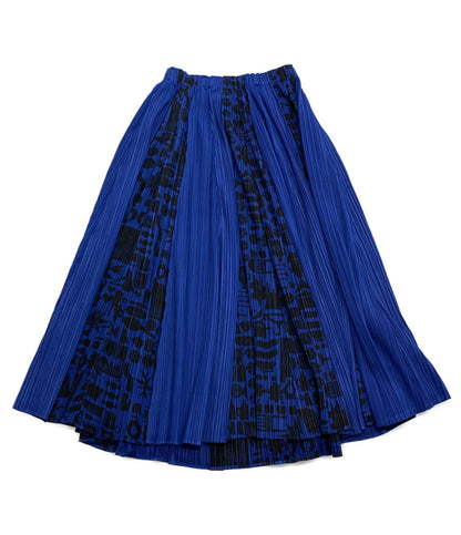 プリーツプリーズ  スカート  キッチン ブルー     PP63-JG786 レディース SIZE 3  PLEATS PLEASE