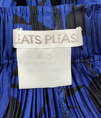 プリーツプリーズ  スカート  キッチン ブルー     PP63-JG786 レディース SIZE 3  PLEATS PLEASE