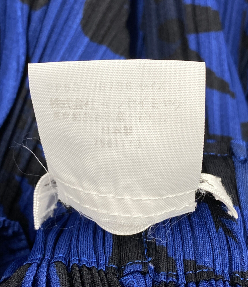 プリーツプリーズ  スカート  キッチン ブルー     PP63-JG786 レディース SIZE 3  PLEATS PLEASE