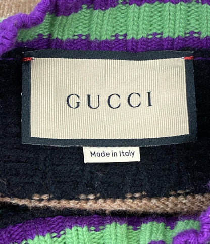 グッチ 長袖ニット ウサギ 総柄 724786 メンズ SIZE S GUCCI