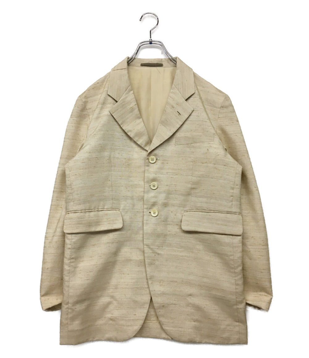 コムデギャルソンオムプリュス ジャケット PJ-10017 リネンポリ ベージュ メンズ SIZE M COMME des GARCONS HOMME PLUS