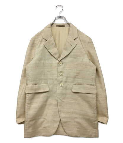 コムデギャルソンオムプリュス ジャケット PJ-10017 リネンポリ ベージュ メンズ SIZE M COMME des GARCONS HOMME PLUS