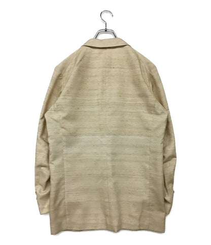 コムデギャルソンオムプリュス ジャケット PJ-10017 リネンポリ ベージュ メンズ SIZE M COMME des GARCONS HOMME PLUS