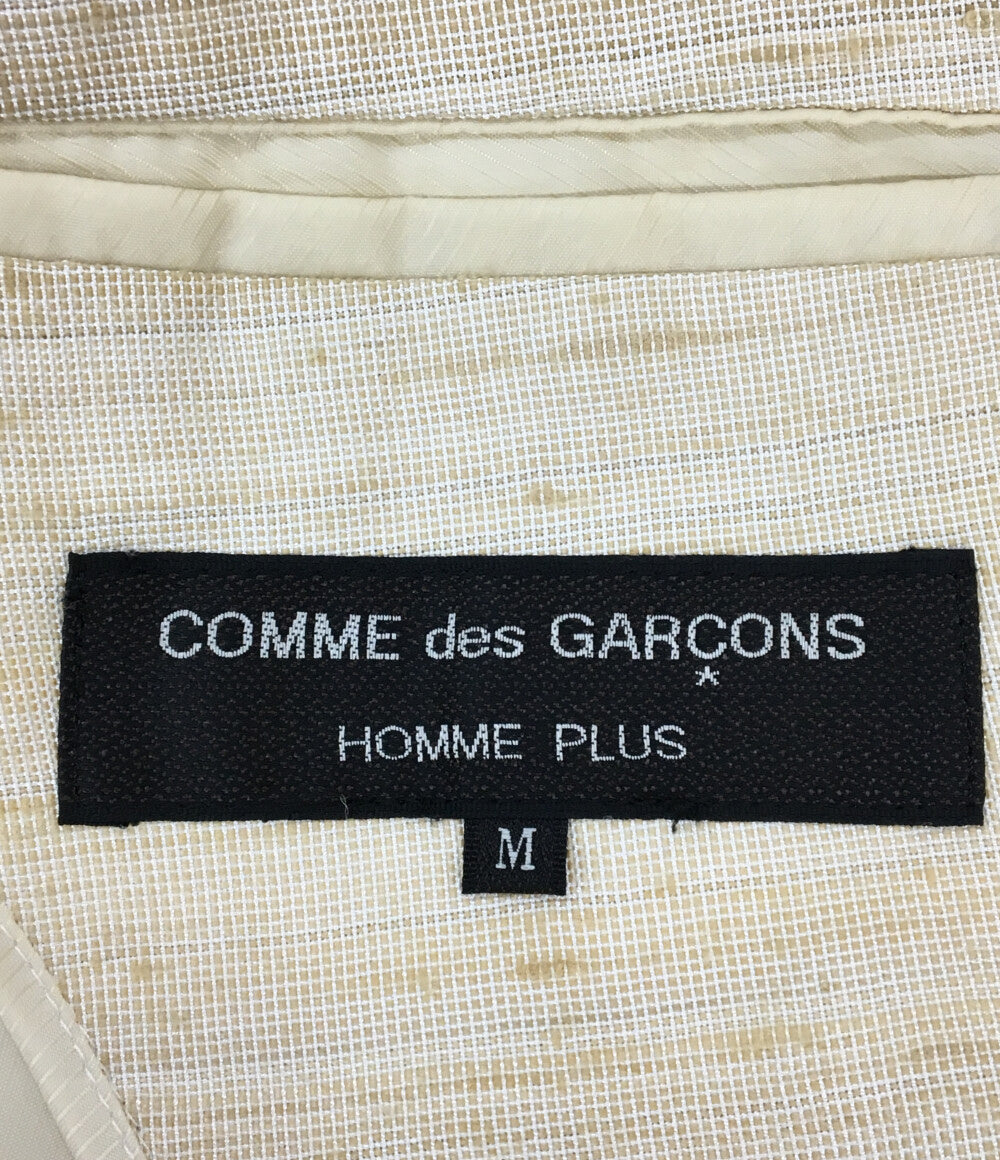 コムデギャルソンオムプリュス ジャケット PJ-10017 リネンポリ ベージュ メンズ SIZE M COMME des GARCONS HOMME PLUS