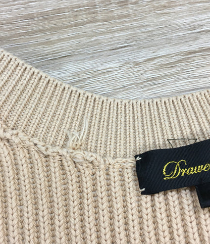 ドゥロワー ノースリーブニットベスト ベージュ 6518-105-0477 レディース SIZE 1 Drawer