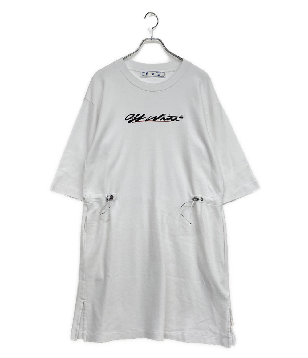 オフホワイト 七分袖ワンピース OWDB222R21JER001 レディース SIZE S OFF-White
