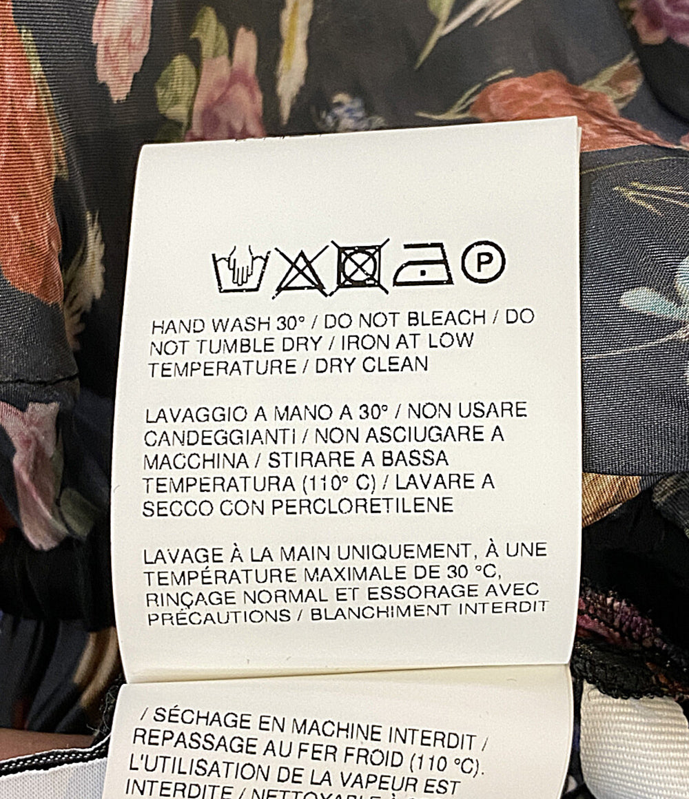 美品 OFF-WHITE 長袖ワンピース フラワー OWGA089R21FAB002 レディース SIZE 36 オフホワイト