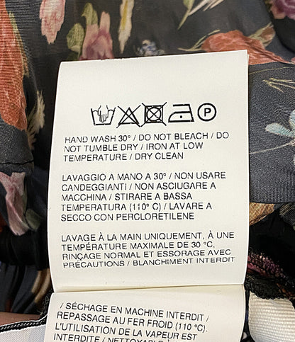 美品 OFF-WHITE 長袖ワンピース フラワー OWGA089R21FAB002 レディース SIZE 36 オフホワイト