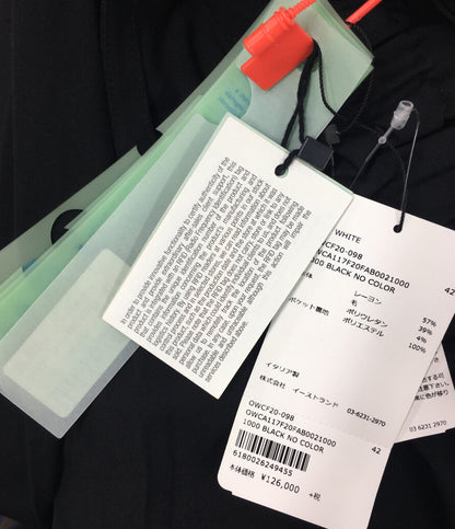 オフホワイト パンツ OWCF20-098 プリーツドッキングパンツ レディース SIZE 42 OFF-WHITE