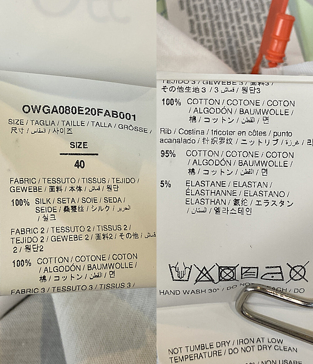 オフホワイト ブラウス レイヤードプリントシャツ OWGA080E20FAB001 レディース SIZE 40 OFF-WHITE