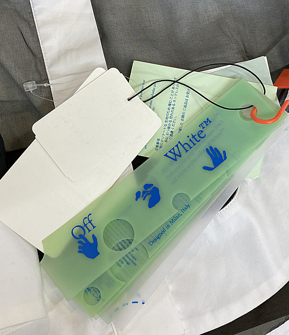 オフホワイト ブラウス レイヤードプリントシャツ OWGA080E20FAB001 レディース SIZE 40 OFF-WHITE