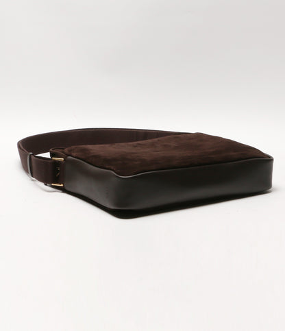 バリー ショルダーバッグ ブラウン スウェード レディース BALLY