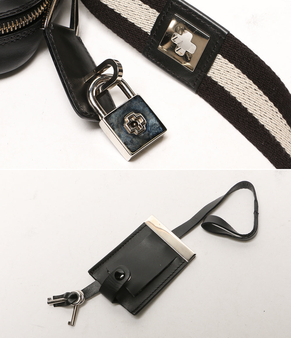 バリー ショルダーバッグ ブラック 鍵付き レディース BALLY