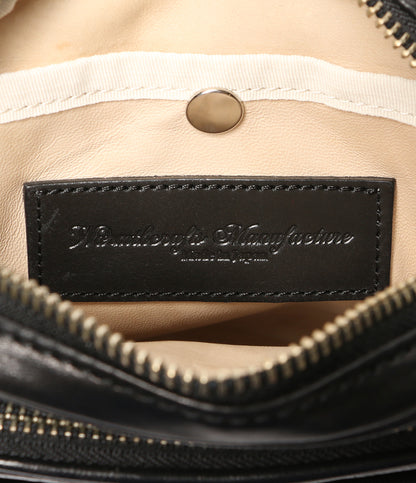 ジ・ウォームスクラフツ マニュファクチャー ショルダーバッグ ブラック メンズ the warmthcrafts-manufacture