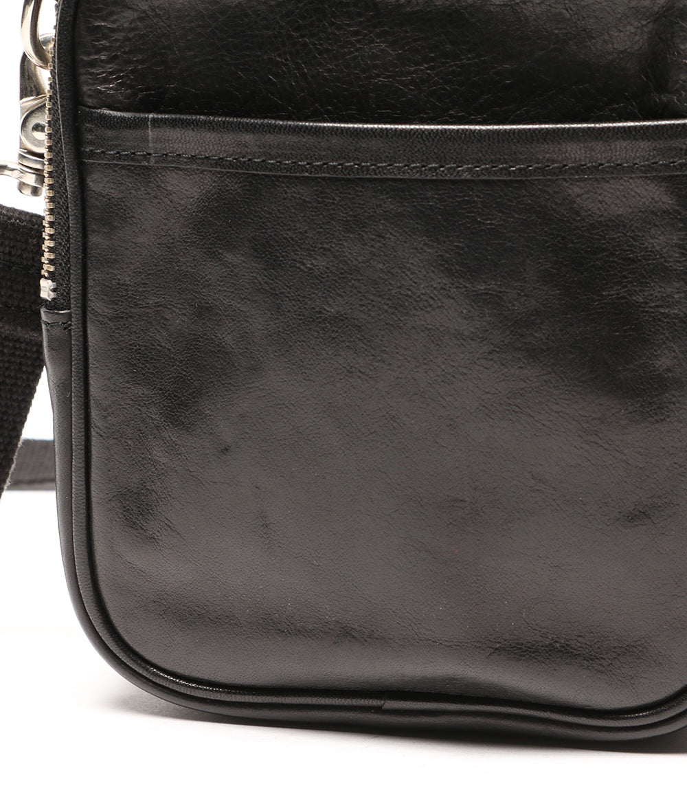 ジ・ウォームスクラフツ マニュファクチャー ショルダーバッグ ブラック メンズ the warmthcrafts-manufacture