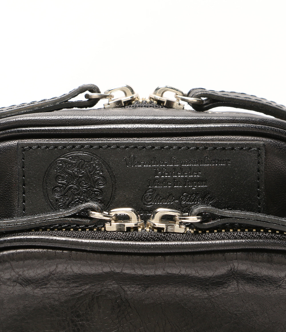 ジ・ウォームスクラフツ マニュファクチャー ショルダーバッグ ブラック メンズ the warmthcrafts-manufacture