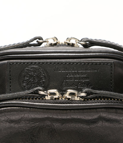 ジ・ウォームスクラフツ マニュファクチャー ショルダーバッグ ブラック メンズ the warmthcrafts-manufacture