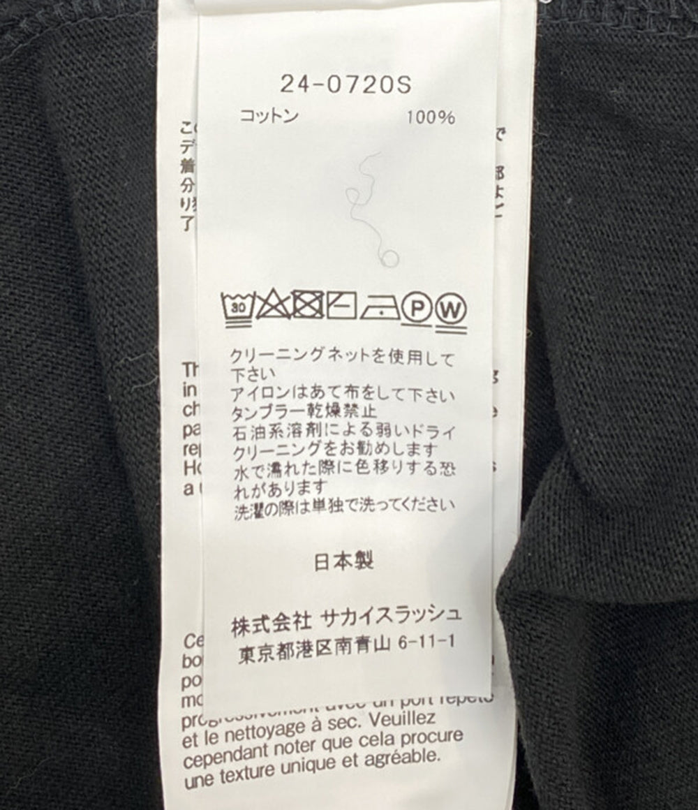 sacai 半袖Ｔシャツ ブラック KNOW FUTURE 24-0720S メンズ SIZE 2 サカイ