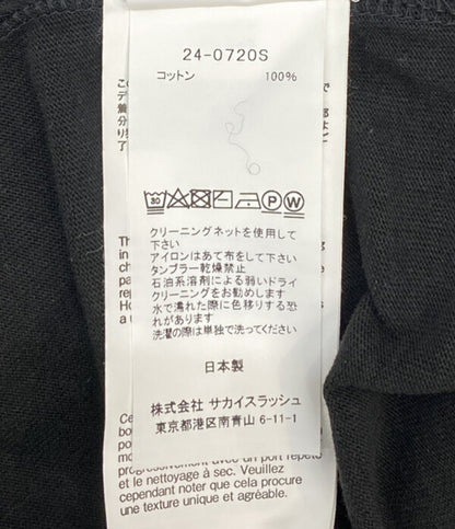 sacai 半袖Ｔシャツ ブラック KNOW FUTURE 24-0720S メンズ SIZE 2 サカイ