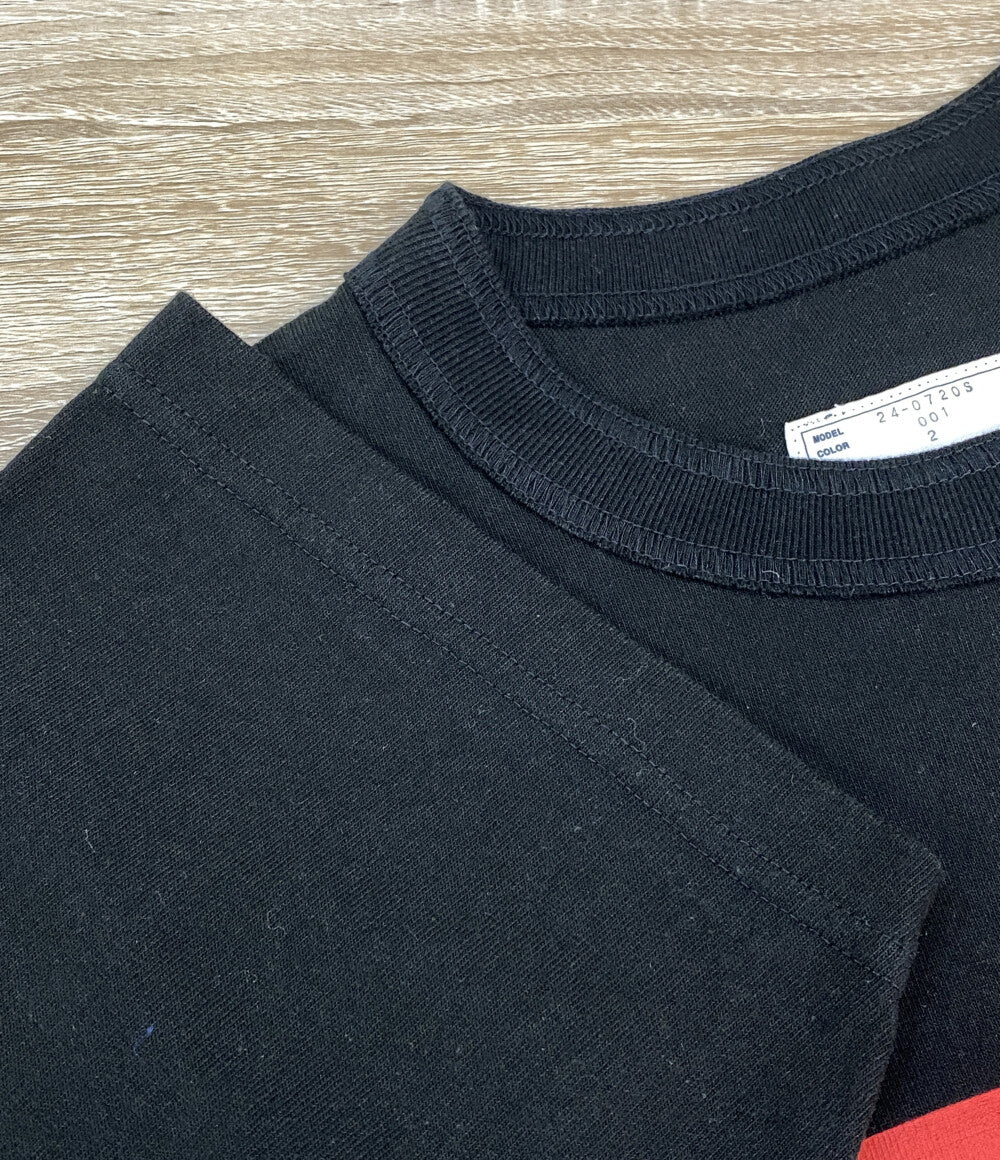 sacai 半袖Ｔシャツ ブラック KNOW FUTURE 24-0720S メンズ SIZE 2 サカイ