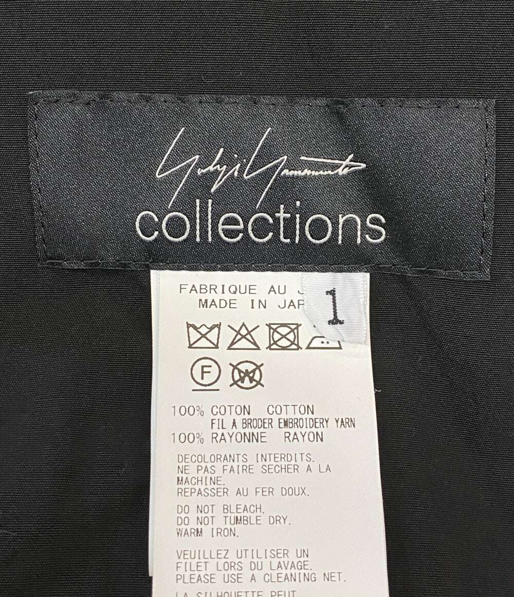 ヨウジヤマモト ブロードスクエアレースドレス FP-D66-048-1-01 レディース SIZE 1 YOHJI YAMAMOTO