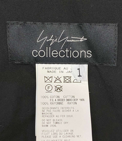 ヨウジヤマモト ブロードスクエアレースドレス FP-D66-048-1-01 レディース SIZE 1 YOHJI YAMAMOTO
