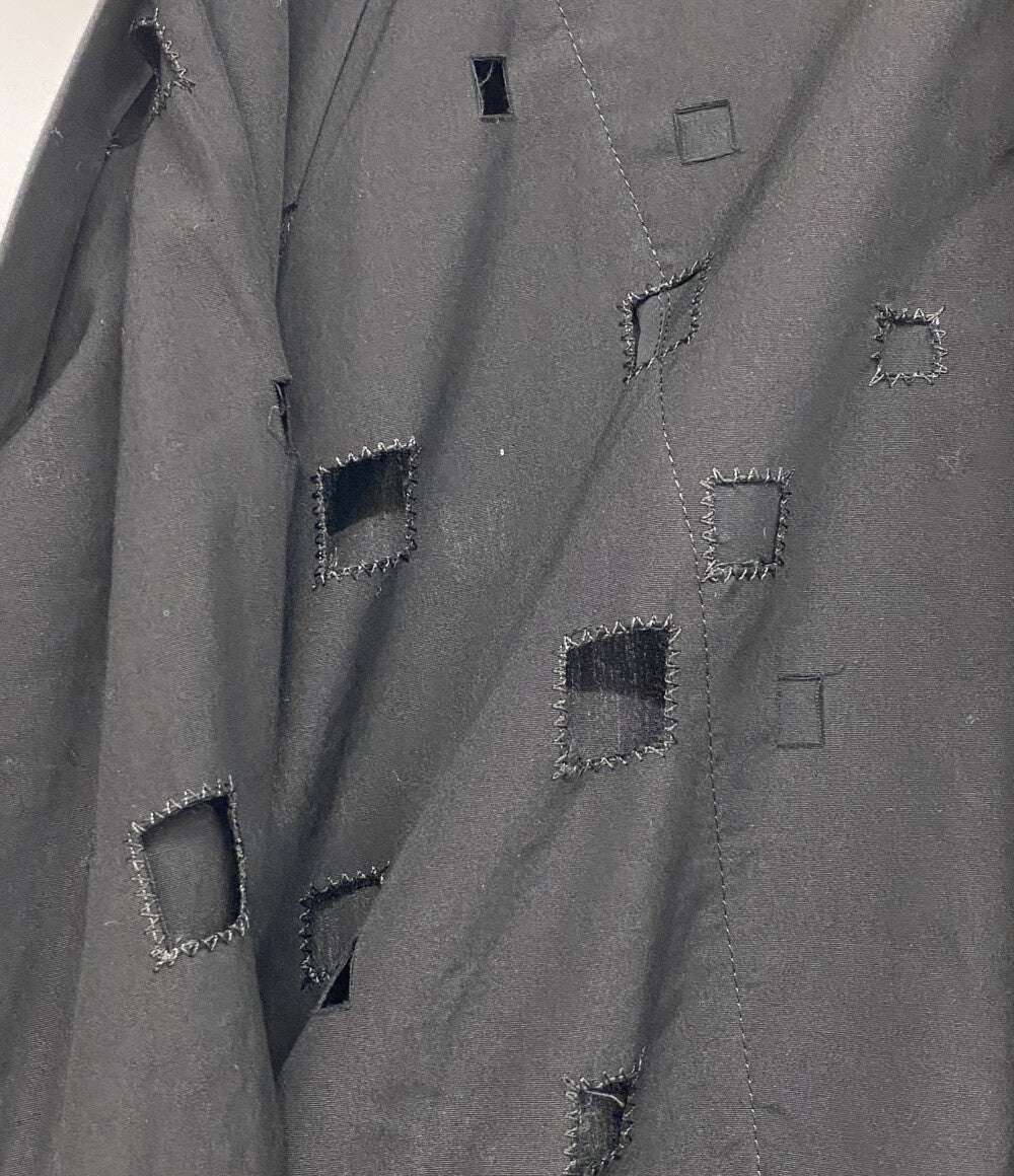ヨウジヤマモト ブロードスクエアレースドレス FP-D66-048-1-01 レディース SIZE 1 YOHJI YAMAMOTO