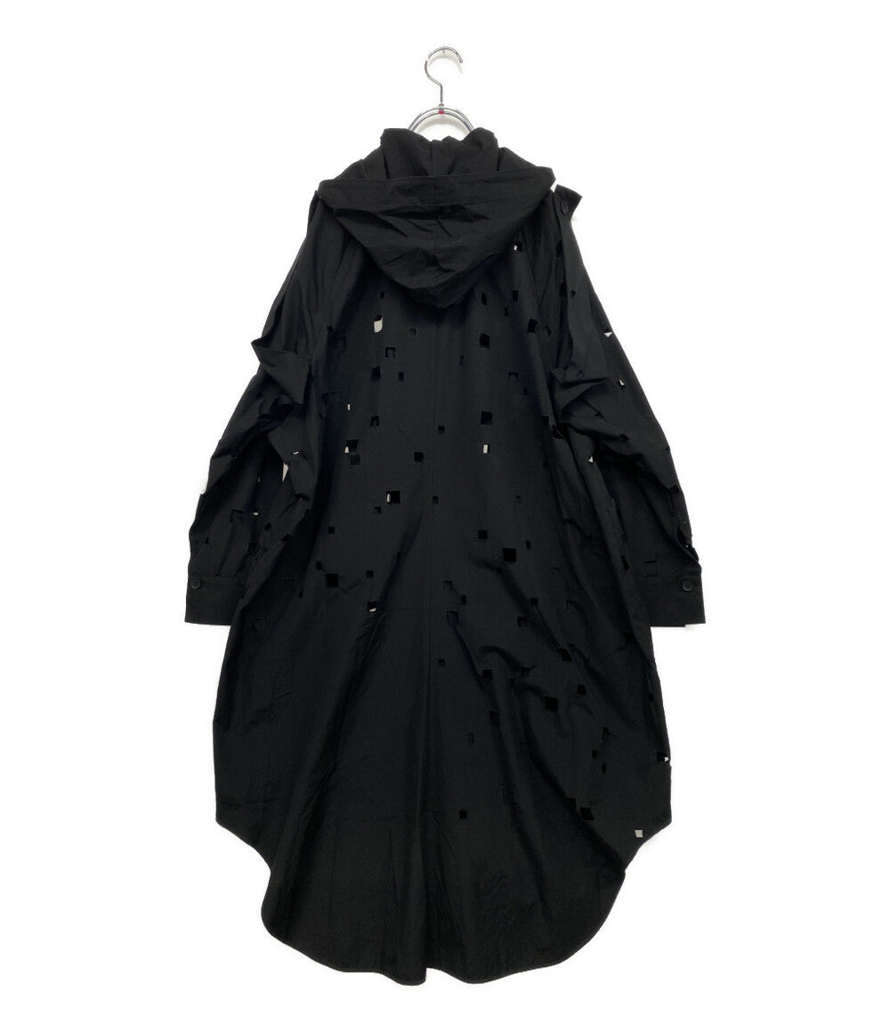 ヨウジヤマモト ブロードスクエアレースドレス FP-D66-048-1-01