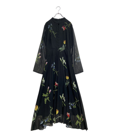 AMERI アメリ 長袖ワンピース フラワープリント レディース SIZE M