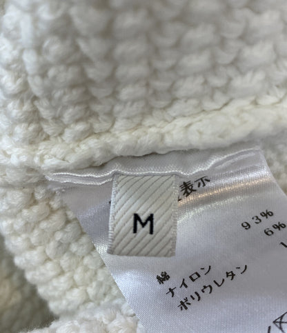 ニナリッチ 美品 カーディガン ホワイト ブラック 5S-CR001-ML570 レディース SIZE M NINA RICCI