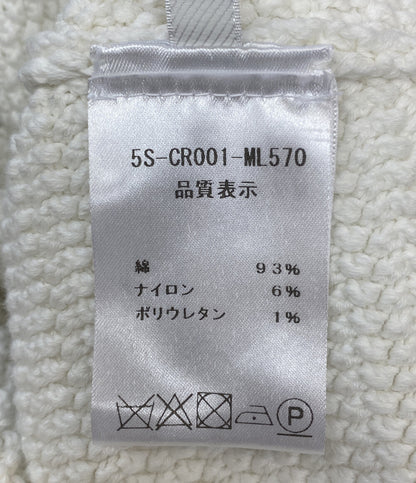 ニナリッチ 美品 カーディガン ホワイト ブラック 5S-CR001-ML570 レディース SIZE M NINA RICCI
